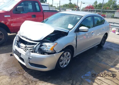 2015 Nissan Sentra S/Sv/Sr/Sl z USA, uszkodzony, nr VIN 3N1AB7AP1FY354419